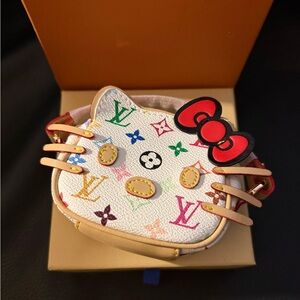 Hello Kitty Multicolor Mini Bag w/Gold Chain